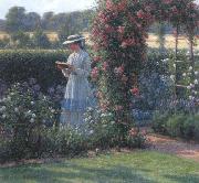 Edmund Blair Leighton Sweet solitude painting